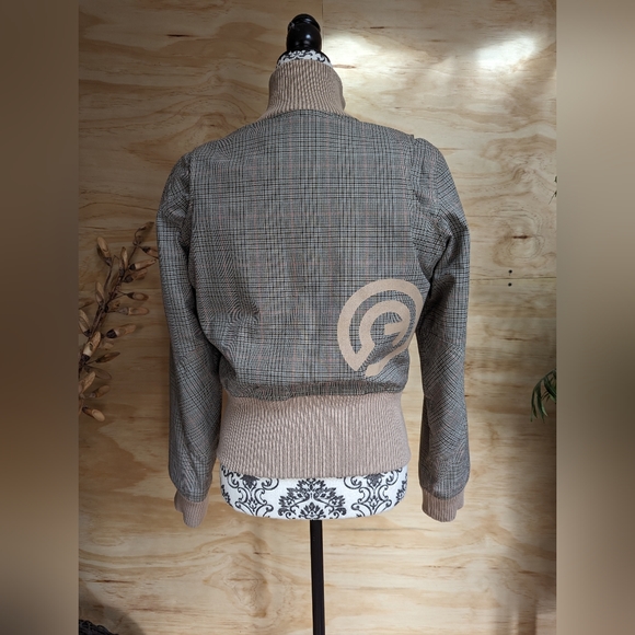 Anky bomber style Plaid Jacket - Picture 4 of 13